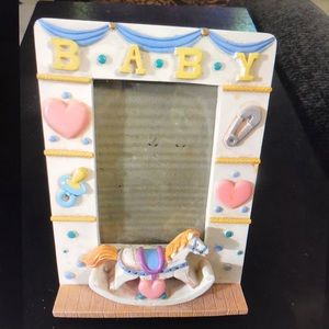 Vintage 3D Baby Picture Frame